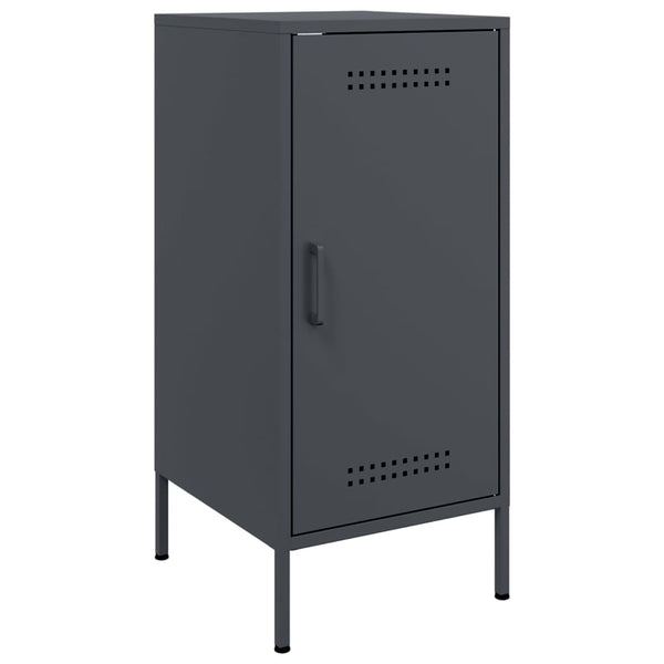 Sideboards 2er Set Anthrazit Stahl 36x39x79 cm