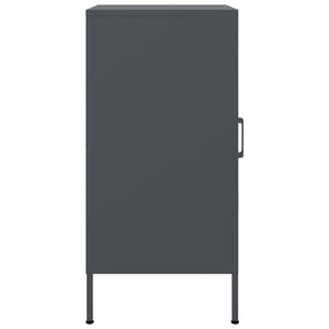 Sideboards 2er Set Anthrazit Stahl 36x39x79 cm