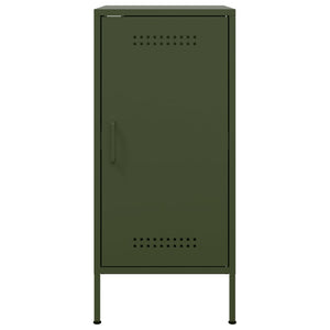 Olivgrüne Sideboards, 2er Set, Stahl