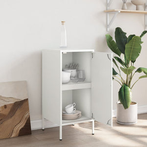 Weißes Sideboard Stahl 36x39x79cm