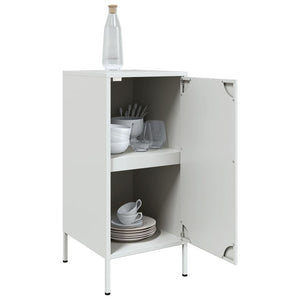 Weißes Sideboard Stahl 36x39x79cm