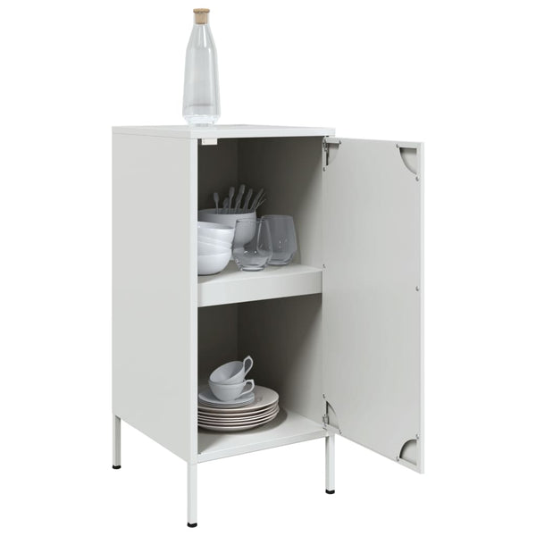 Weißes Sideboard Stahl 36x39x79cm