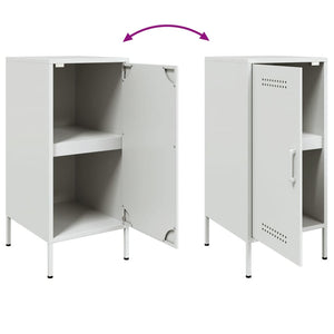 Weißes Sideboard Stahl 36x39x79cm