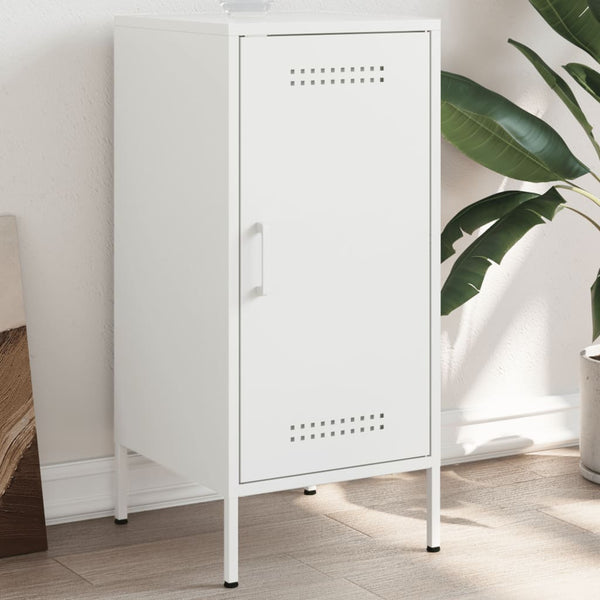 Weißes Sideboard Stahl 36x39x79cm