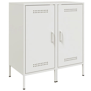 Weiße Stahl Sideboards, 2er Set