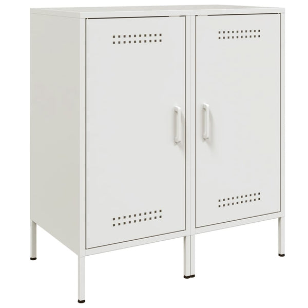 Weiße Stahl Sideboards, 2er Set