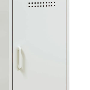 Weiße Stahl Sideboards, 2er Set