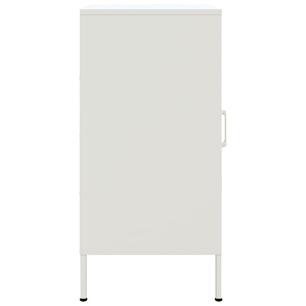 Weiße Stahl Sideboards, 2er Set
