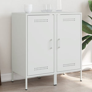 Weiße Stahl Sideboards, 2er Set
