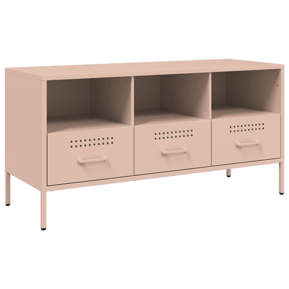 Rosa TV-Schrank Stahl 100,5 cm