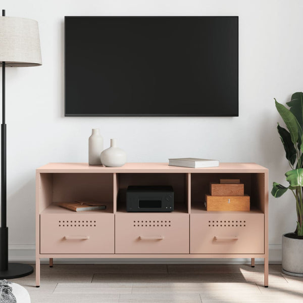 Rosa TV-Schrank Stahl 100,5 cm