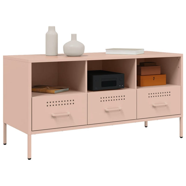 Rosa TV-Schrank Stahl 100,5 cm