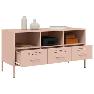 Rosa TV-Schrank Stahl 100,5 cm