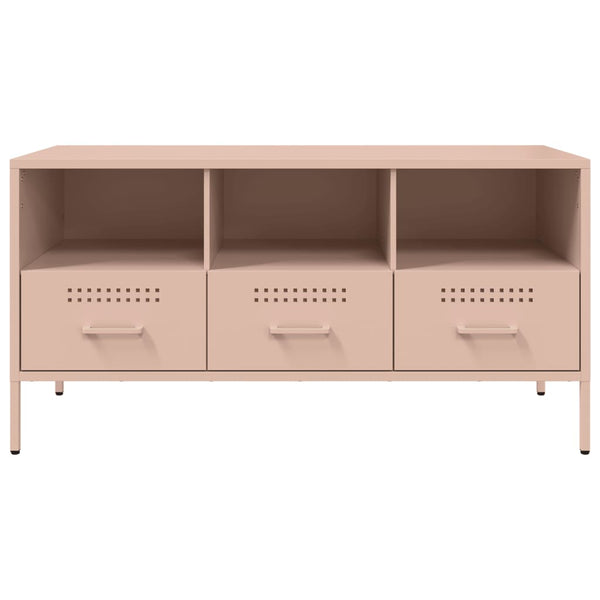 Rosa TV-Schrank Stahl 100,5 cm