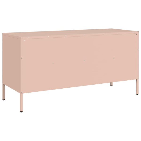 Rosa TV-Schrank Stahl 100,5 cm