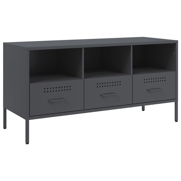 TV-Schrank Anthrazit Stahl 100,5 cm