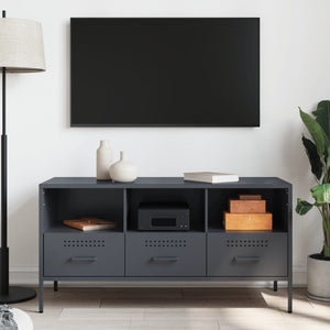 TV-Schrank Anthrazit Stahl 100,5 cm