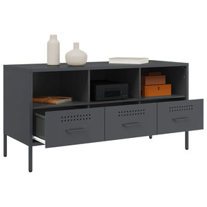 TV-Schrank Anthrazit Stahl 100,5 cm