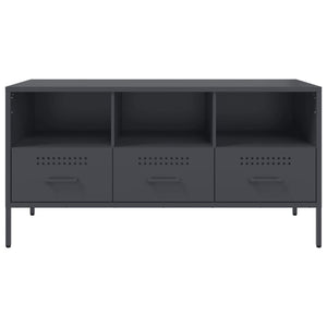 TV-Schrank Anthrazit Stahl 100,5 cm