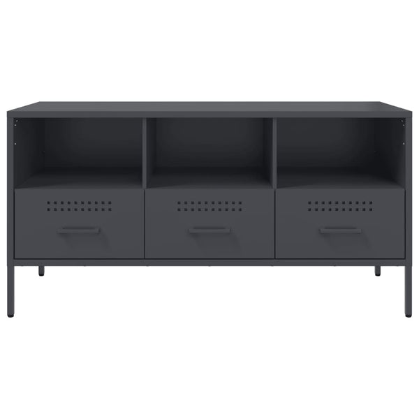 TV-Schrank Anthrazit Stahl 100,5 cm