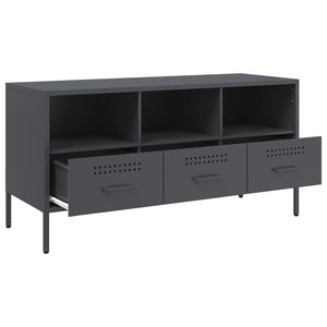 TV-Schrank Anthrazit Stahl 100,5 cm