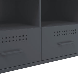 TV-Schrank Anthrazit Stahl 100,5 cm