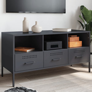 TV-Schrank Anthrazit Stahl 100,5 cm