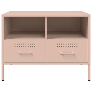 Rosa TV-Schrank aus Stahl, 68 cm