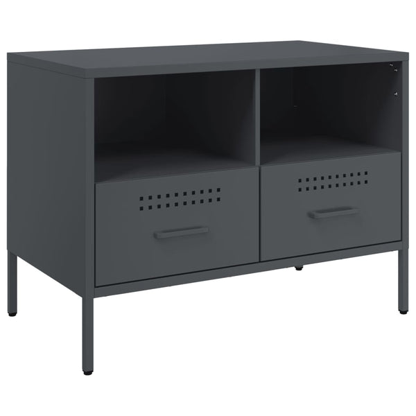 TV-Schrank Anthrazit Stahl 68 cm