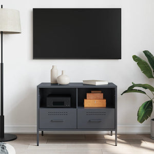 TV-Schrank Anthrazit Stahl 68 cm