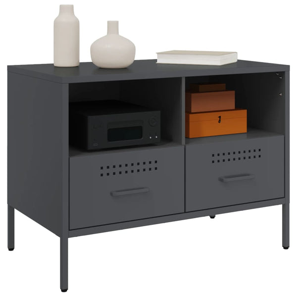 TV-Schrank Anthrazit Stahl 68 cm