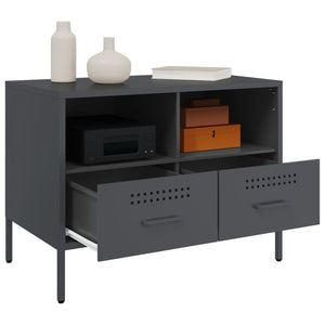 TV-Schrank Anthrazit Stahl 68 cm