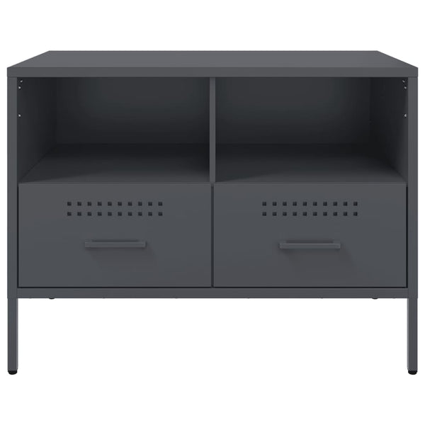 TV-Schrank Anthrazit Stahl 68 cm