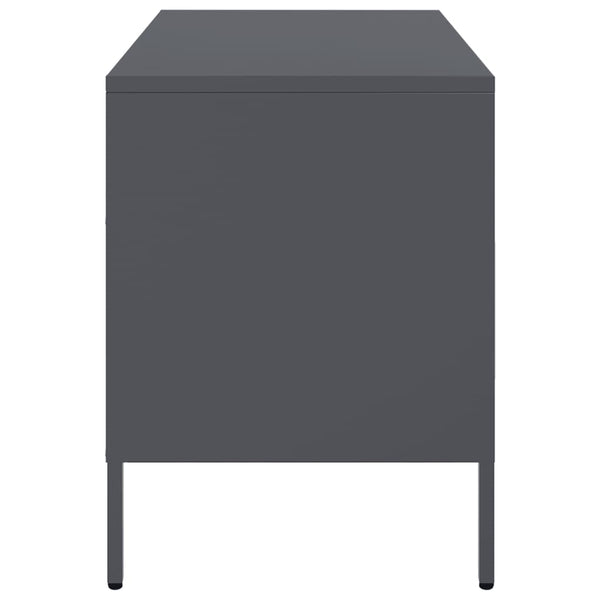 TV-Schrank Anthrazit Stahl 68 cm
