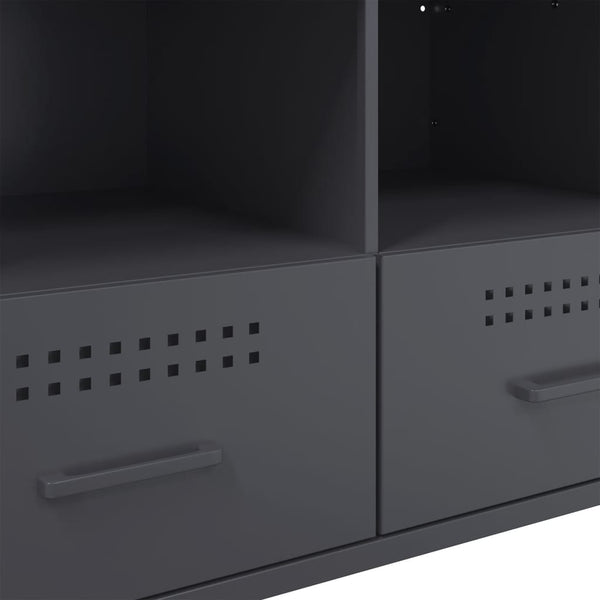 TV-Schrank Anthrazit Stahl 68 cm
