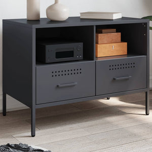 TV-Schrank Anthrazit Stahl 68 cm