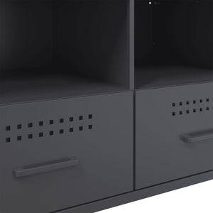 TV-Schränke Anthrazit Stahl 68 cm, 2er-Set