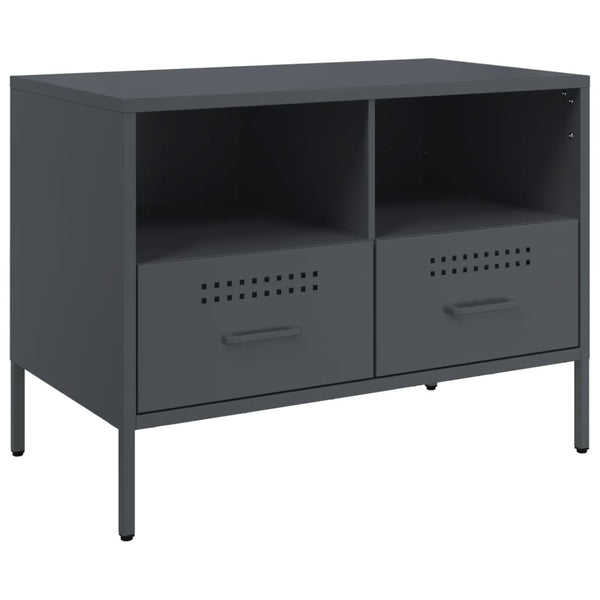 TV-Schränke Anthrazit Stahl 68 cm, 2er-Set