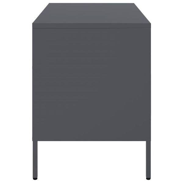 TV-Schränke Anthrazit Stahl 68 cm, 2er-Set