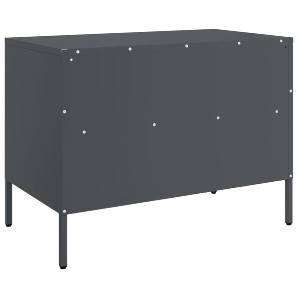TV-Schränke Anthrazit Stahl 68 cm, 2er-Set