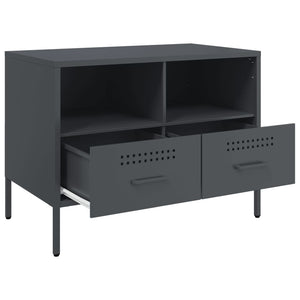 TV-Schränke Anthrazit Stahl 68 cm, 2er-Set