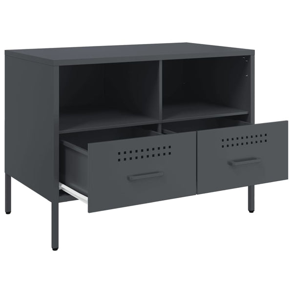 TV-Schränke Anthrazit Stahl 68 cm, 2er-Set
