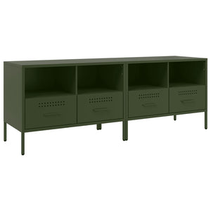TV-Schränke Olivgrün 2er Set