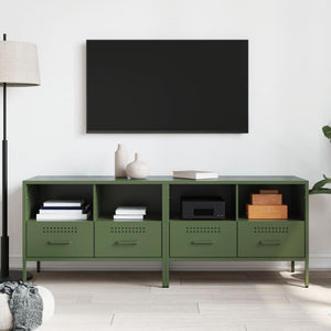 TV-Schränke Olivgrün 2er Set