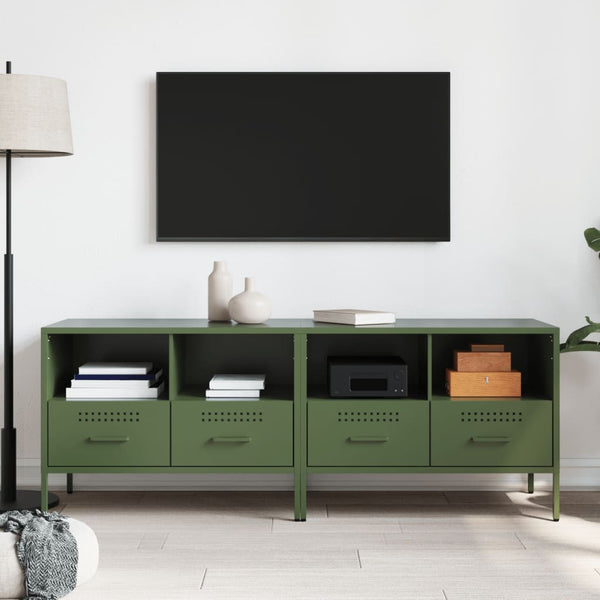 TV-Schränke Olivgrün 2er Set