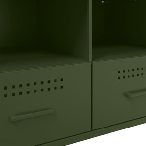 TV-Schränke Olivgrün 2er Set
