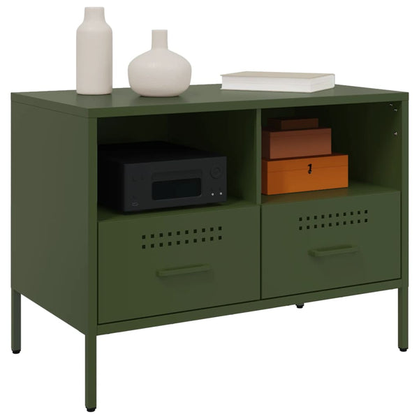 TV-Schränke Olivgrün 2er Set