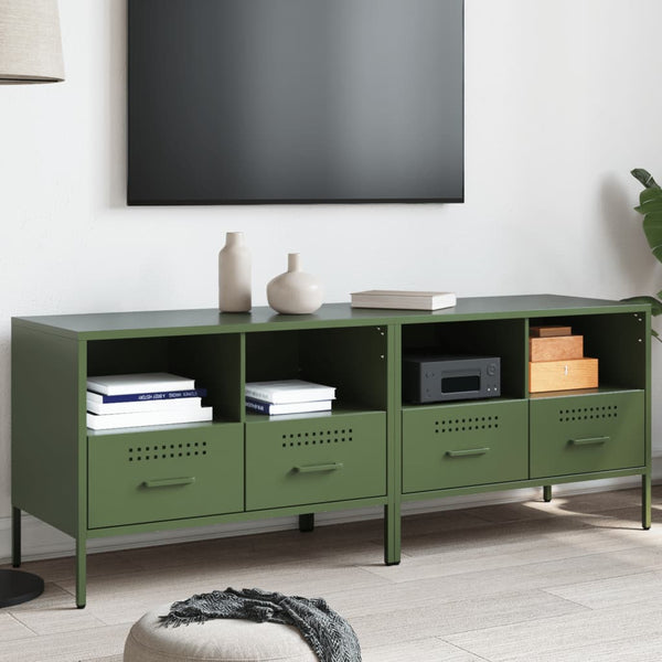 TV-Schränke Olivgrün 2er Set