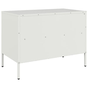 TV-Schrank Weiß Stahl 68x39x50,5 cm