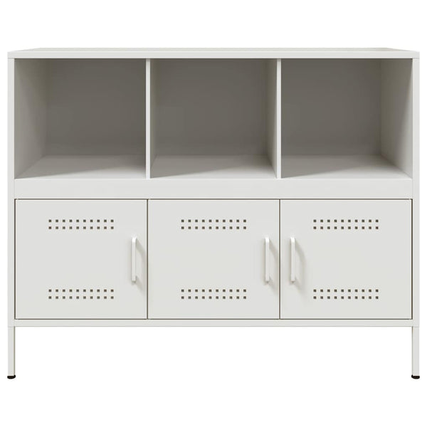Weißes Stahl Sideboard 100,5 cm
